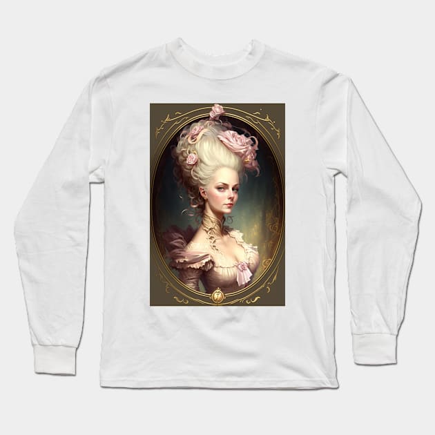 Versailles Baroness Long Sleeve T-Shirt by ArtNouveauChic